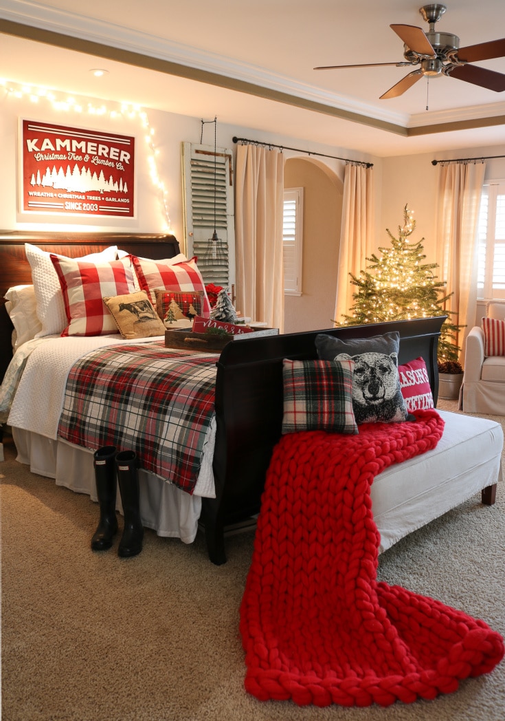 christmas bedroom decor ideas diy Cách trang trí decorate a bedroom for christmas trong mùa lễ giáng sinh