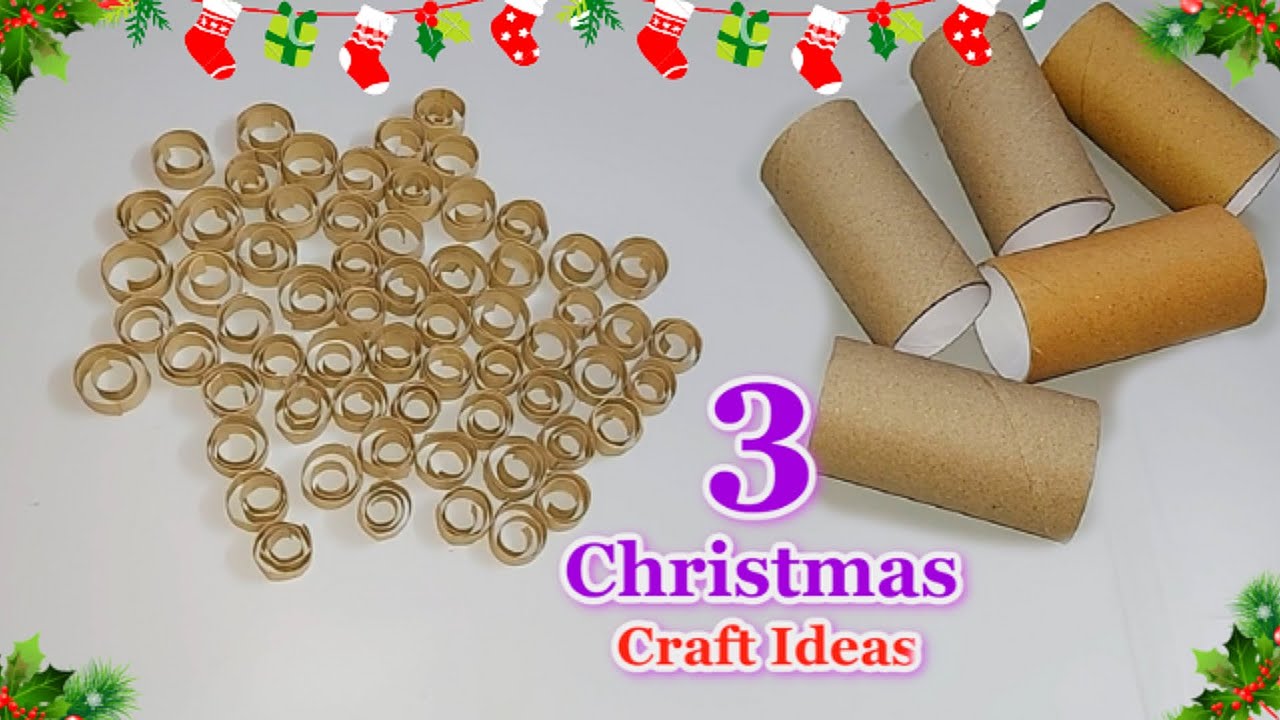 christmas decoration idea made with empty rolls 3 Very Economical Christmas decoration idea with waste Empty rolls