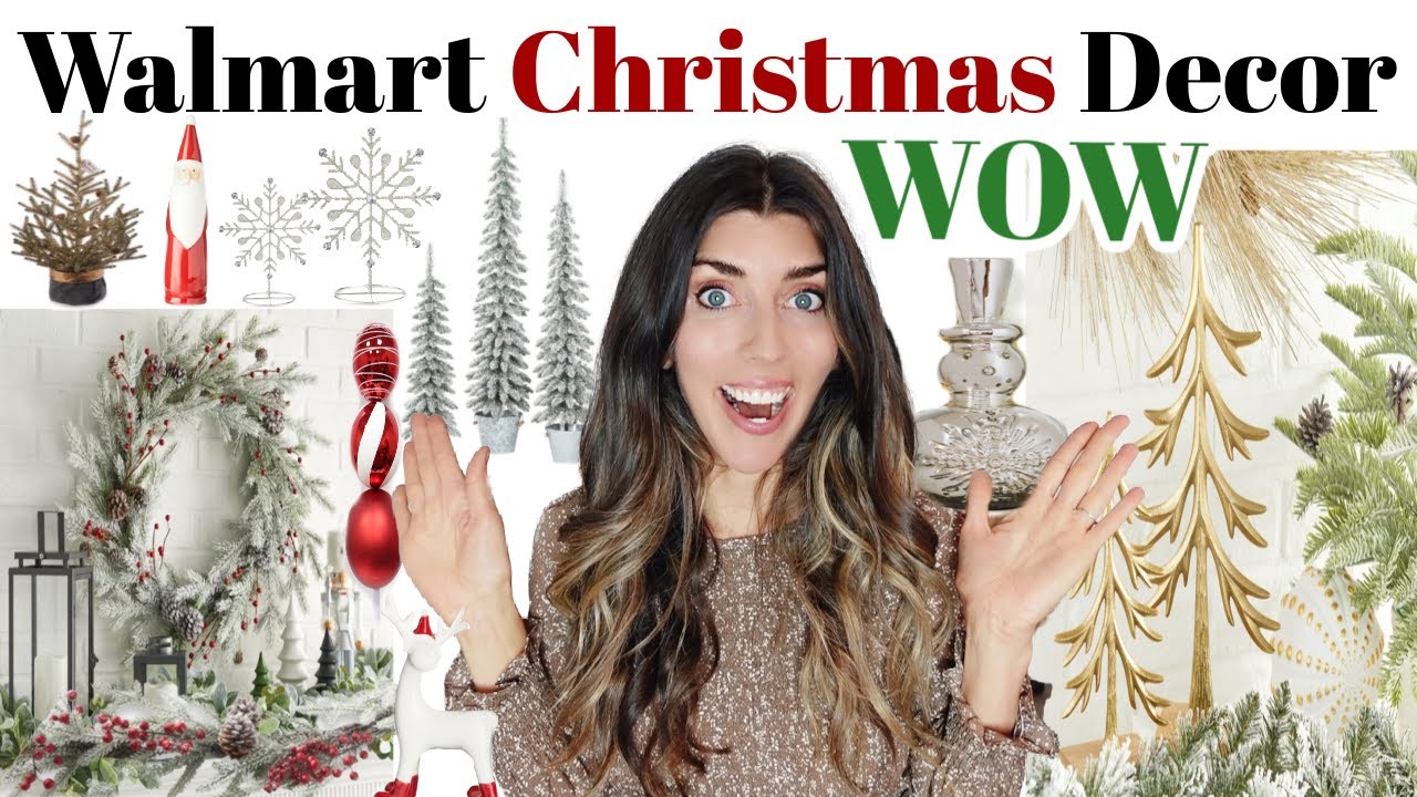 christmas decor 2024 walmart WOW! New Walmart Christmas Decor 2022 Shop With Me & Haul / Christmas