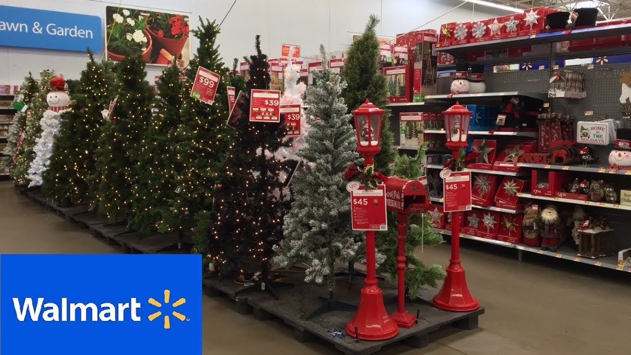 christmas decor 2024 walmart WALMART COMPLETE CHRISTMAS DECORATIONS TREES ORNAMENTS SHOP WITH ME