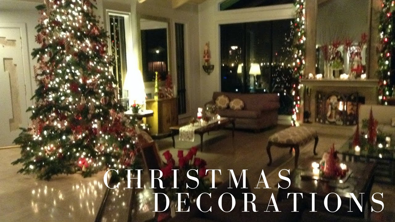 christmas home decor ideas youtube Christmas decorating home tour YouTube