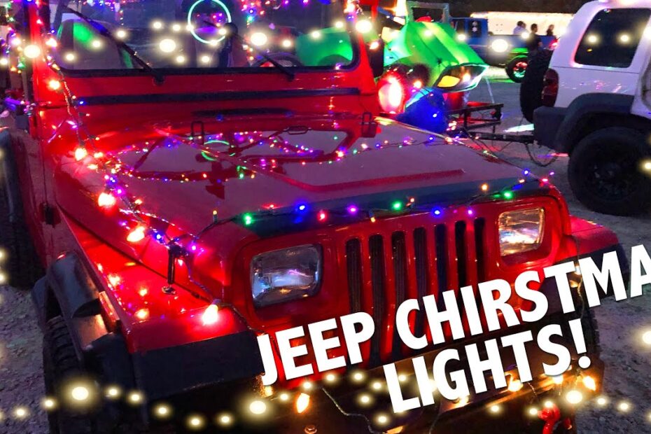 jeep outdoor christmas decorations Decorating the Jeep for Christmas YouTube