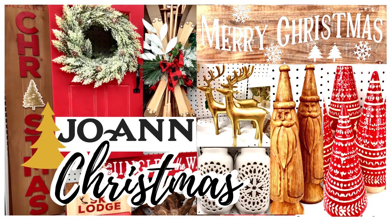 joann fabrics christmas decor JOANN FABRIC CHRISTMAS DECOR SHOP WITH ME! YouTube