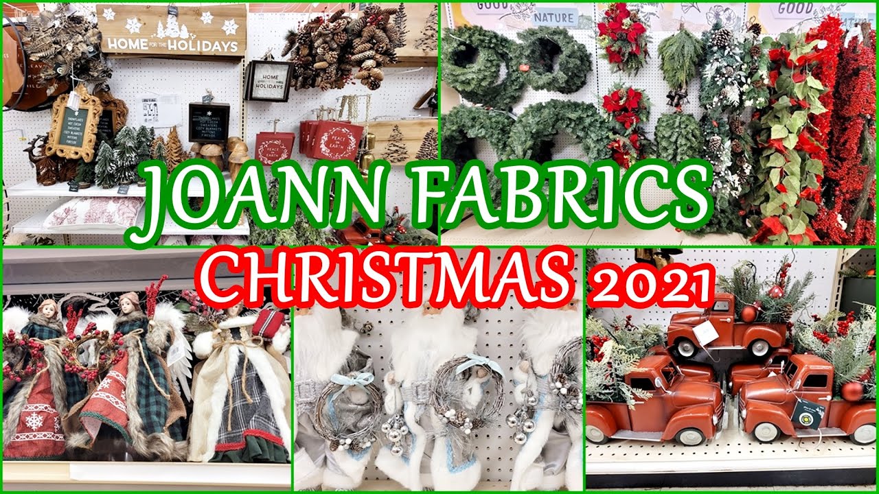 joann fabrics christmas decor JOANN FABRICS CHRISTMAS DECOR 2021 SHOP WITH ME! NEW FINDS! YouTube