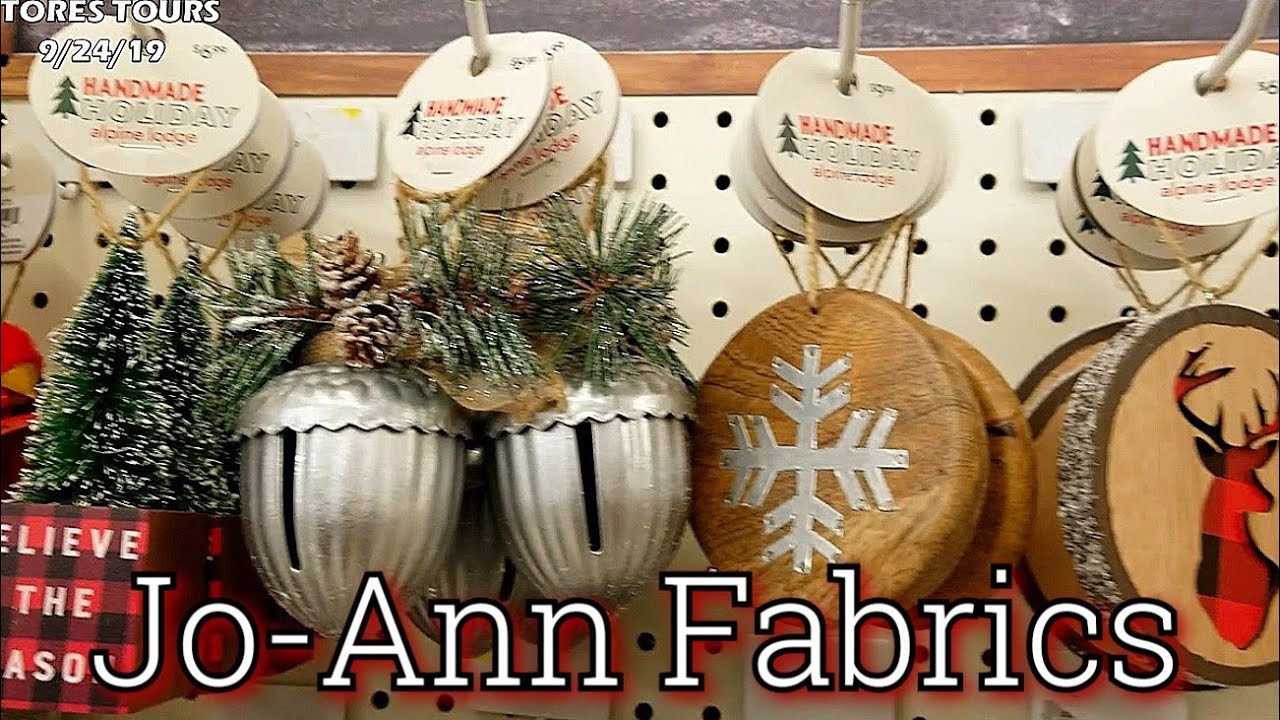 joann fabrics christmas decor Christmas 2019 / JoAnn Fabrics Christmas Decorations YouTube