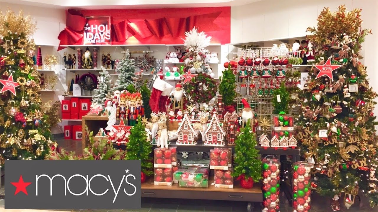 macy's christmas decor sale MACY'S CHRISTMAS DECORATIONS CHRISTMAS DECOR ORNAMENTS SHOP WITH ME