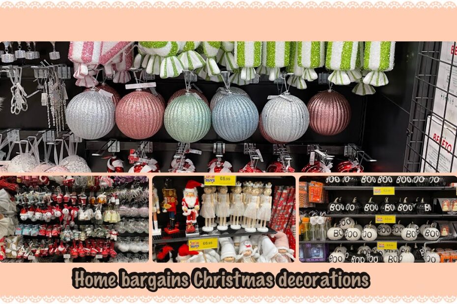 home bargains christmas decorations indoor Christmas decorations **** Home Bargains Haul ***** DIY Christmas