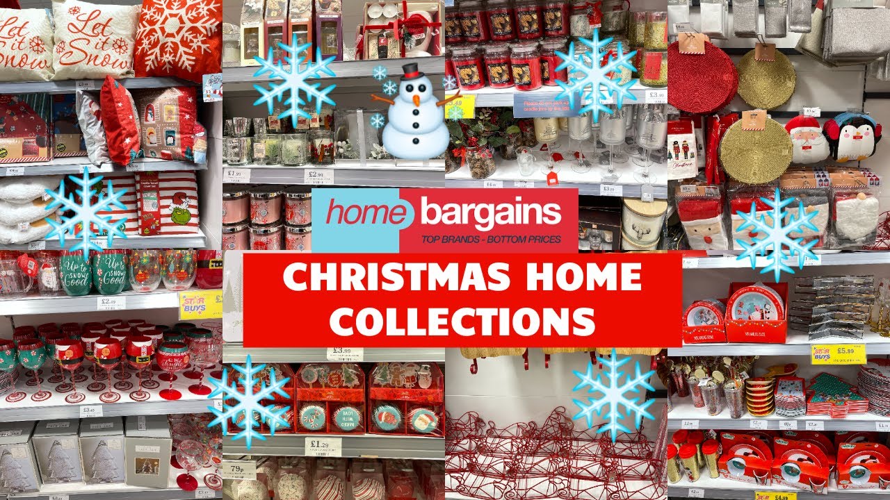 home bargains christmas decorations indoor HOME BARGAINS CHRISTMAS HOME COLLECTIONS WITH PRICE SEPT 2022 HOME