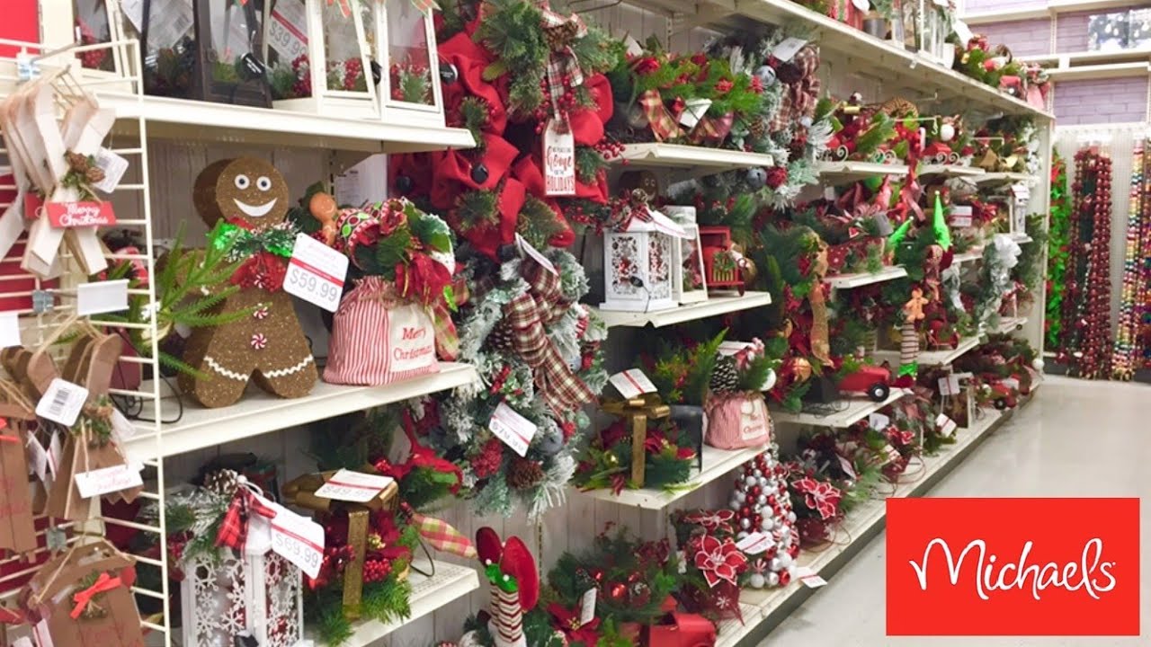 michaels indoor christmas decorations MICHAEL'S CHRISTMAS DECORATIONS CHRISTMAS DECOR ORNAMENTS SHOP WITH ME