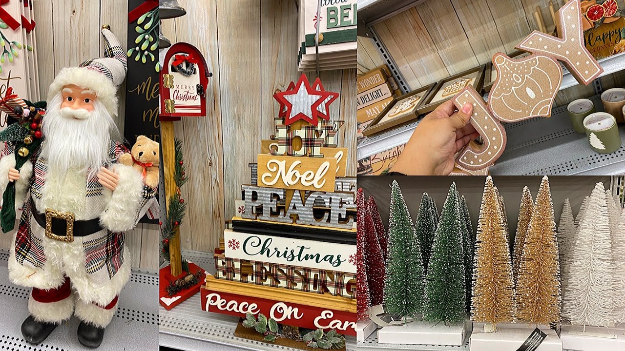 michaels indoor christmas decorations Michaels Christmas decor SHOP WITH ME YouTube