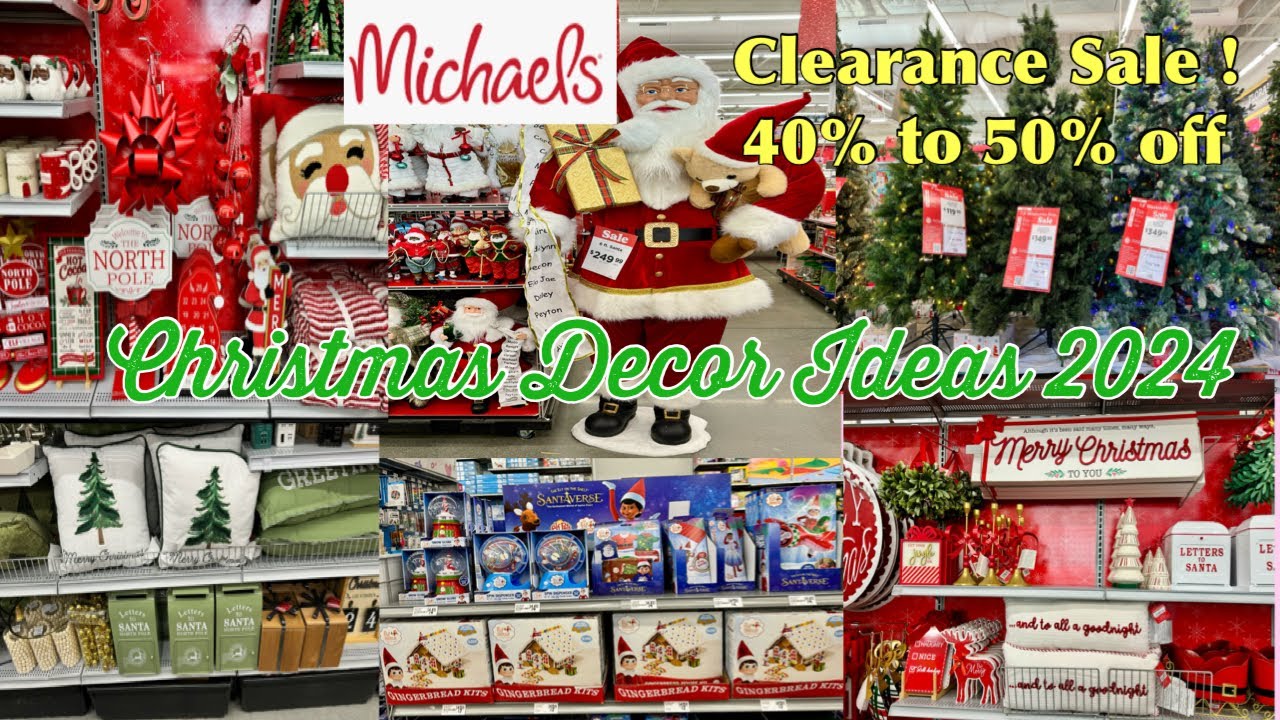 michaels christmas decor 2024 MICHAELS STORE CHRISTMAS DECOR IDEAS 2024 * ELF ON THE SHELF COLLECTION