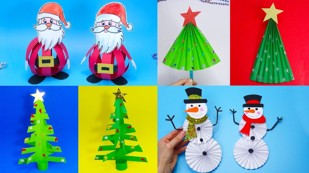 christmas decoration ideas diy 5 minute crafts 14 DIY christmas Easy paper crafts 5 minute crafts christmas YouTube