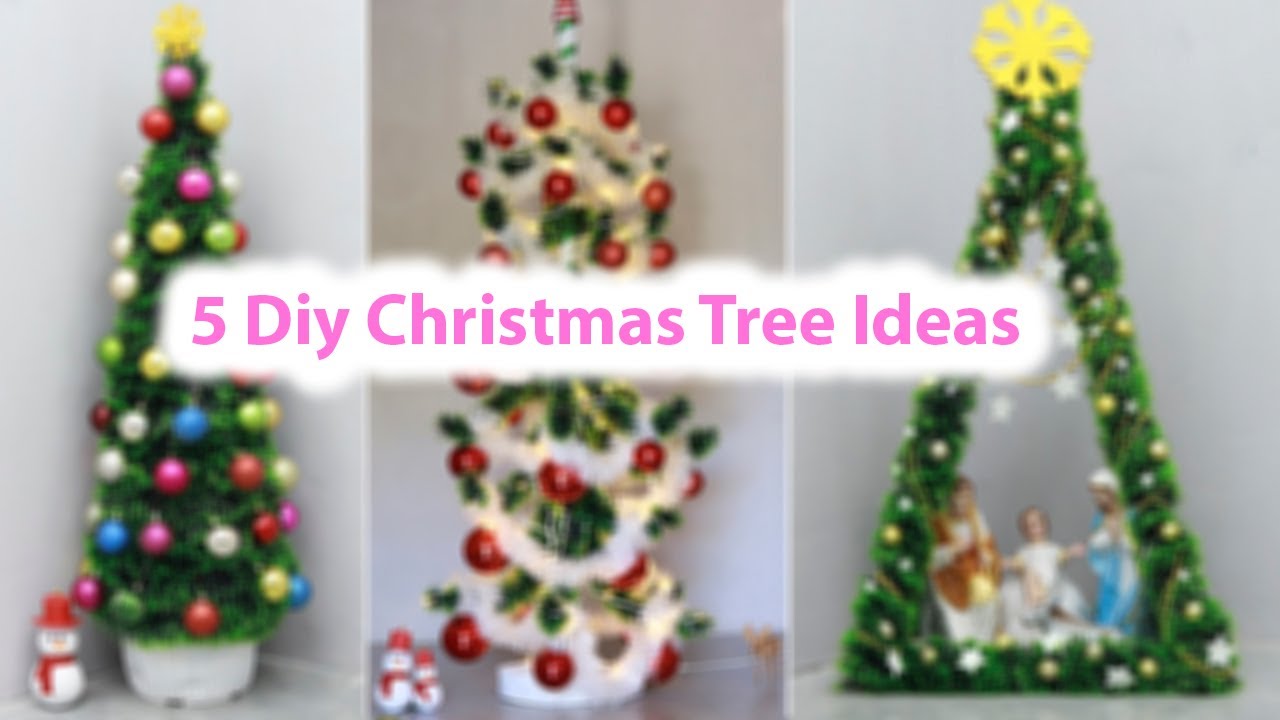 christmas tree decor trends 2024 5 Diy Christmas Tree Ideas 🎄 Christmas Tree Decoration 2023🎄2024 YouTube