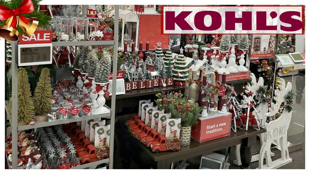 kohl's christmas decorations outdoor KOHL'S CHRISTMAS DECORATIONS * SHOP WITH ME STORE WALKTHROUGH 2019