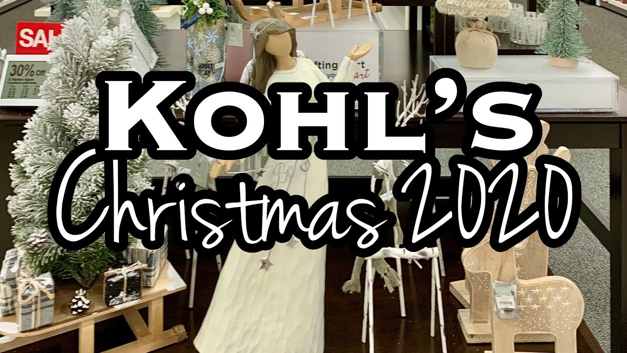 kohl's christmas decorations outdoor KOHL’S CHRISTMAS DECORATIONS 2020 • Christmas Trees • Browse with Me