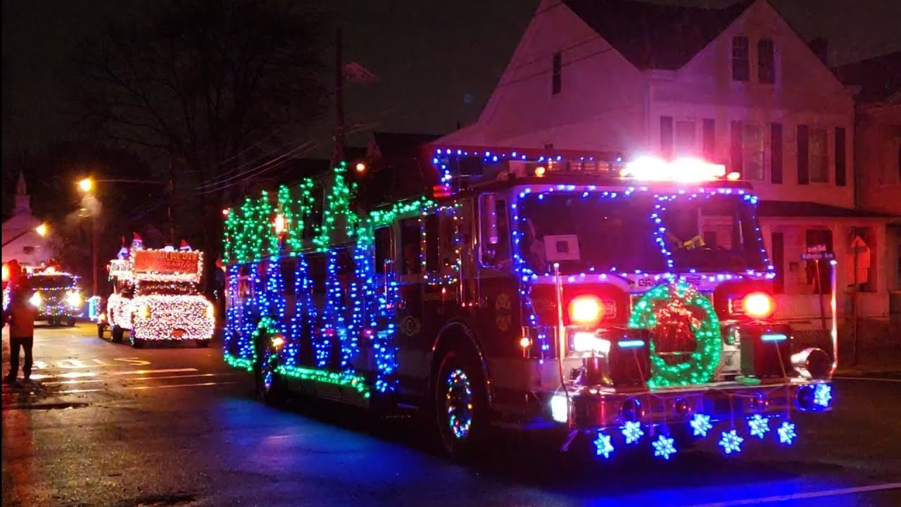 christmas fire truck decor How To Decorate A Fire Truck For Christmas Parade Shelly Lighting