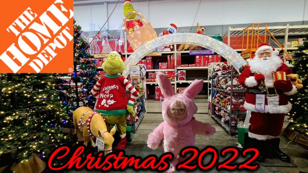 home depot christmas decorations 2024 release date Home Depot 2022 Christmas Decor First Look Store Walkthrough YouTube