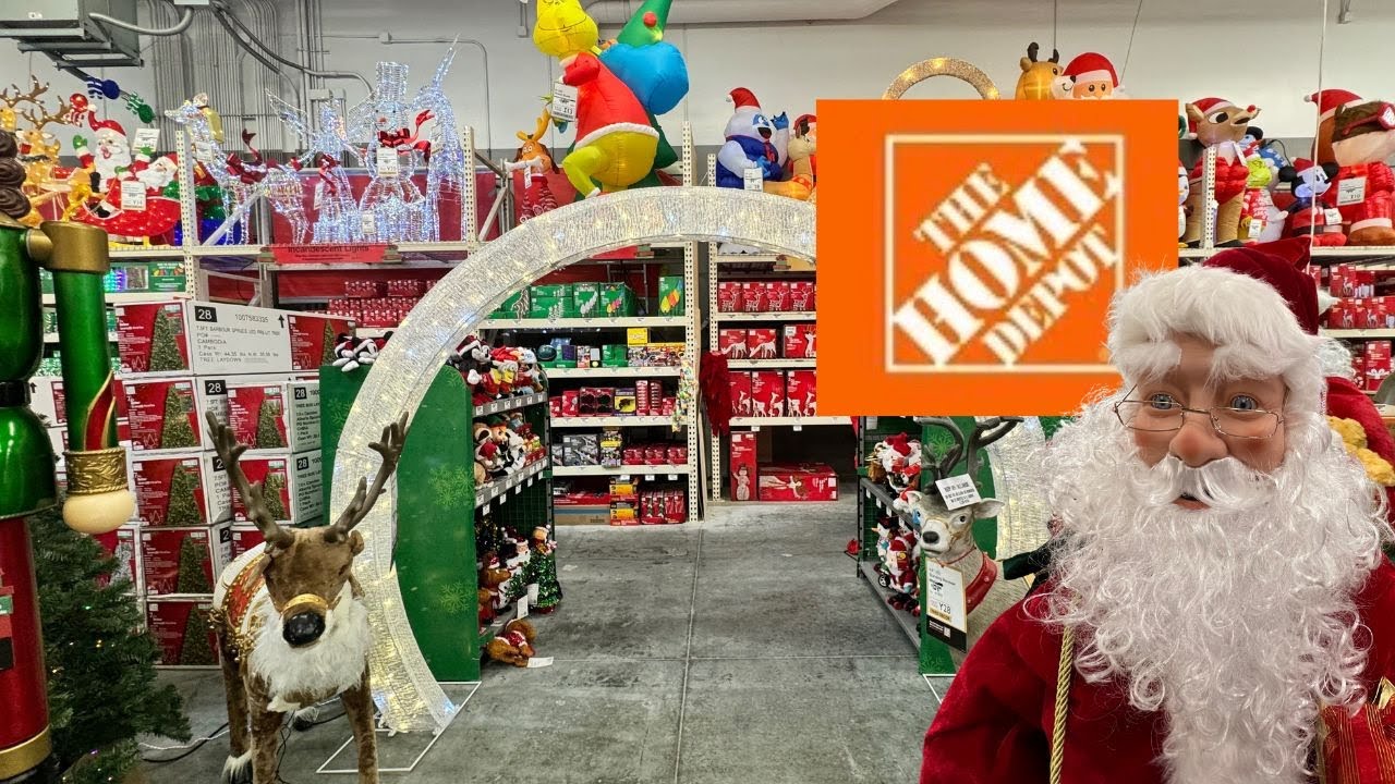 home depot christmas decorations 2024 release date 2023 HOME DEPOT CHRISTMAS DECORATION WALKTHROUGH 🎅🏽🎁🎄 YouTube