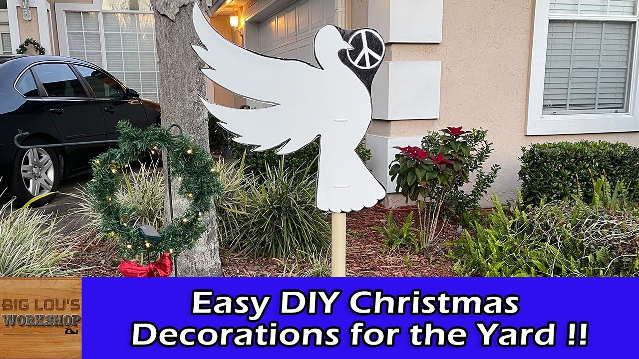 diy outdoor christmas decorations youtube DIY Outdoor Christmas Decoration YouTube