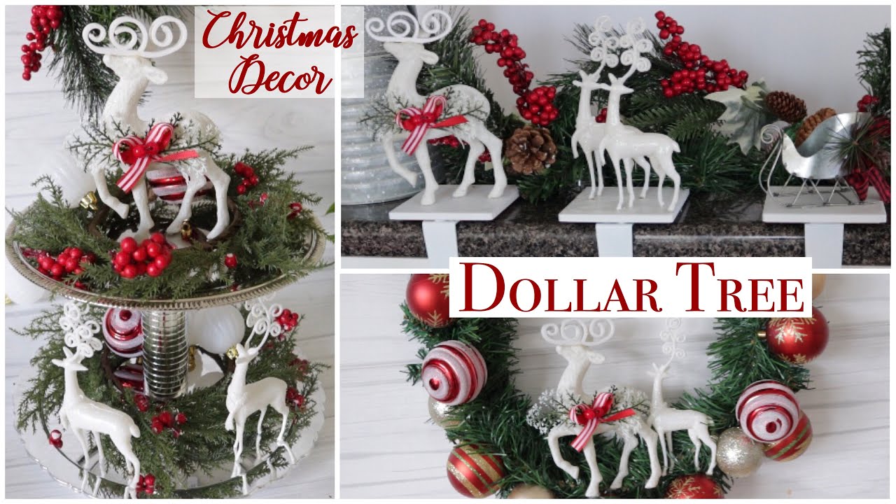 dollar tree christmas diy decor Dollar Tree DIY Christmas Decor YouTube