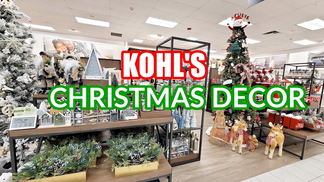 kohl's christmas decor sale KOHL'S CHRISTMAS DECOR 2021 SHOP WITH ME! NEW FINDS! YouTube