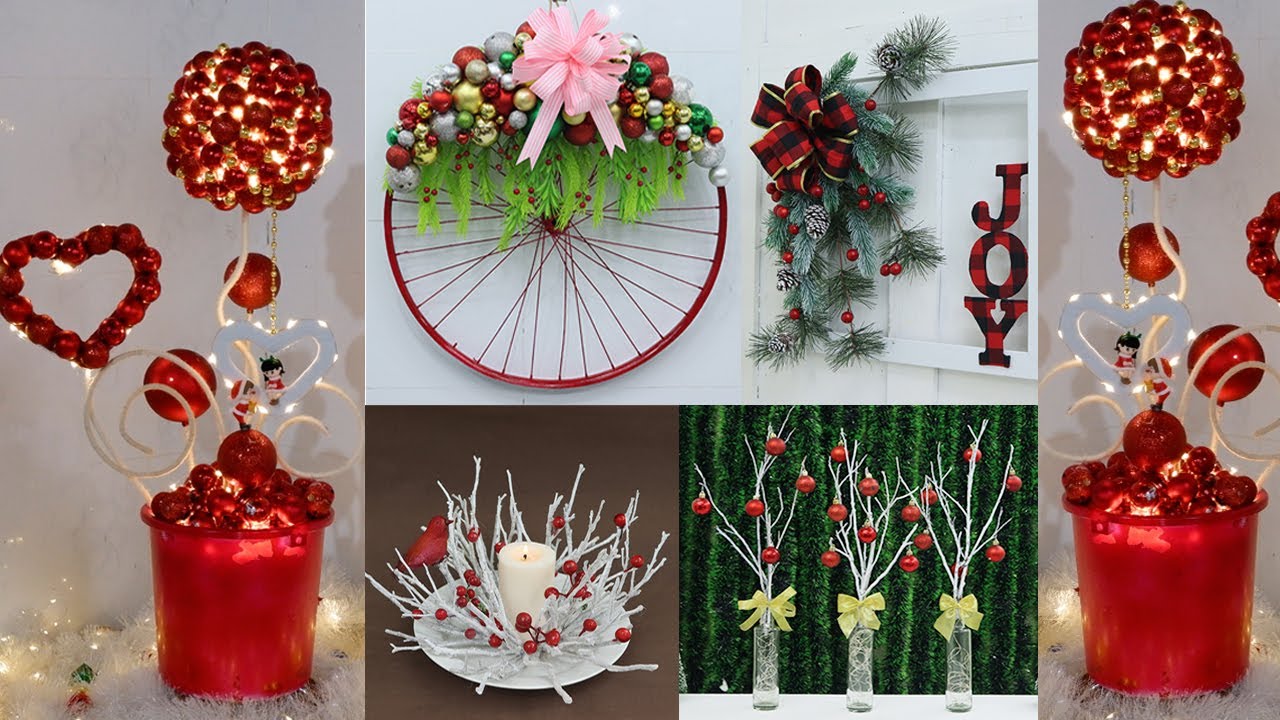 diy christmas decor 2022 Diy Christmas Decorations 2022 🎄 10 Christmas Decorations Ideas YouTube