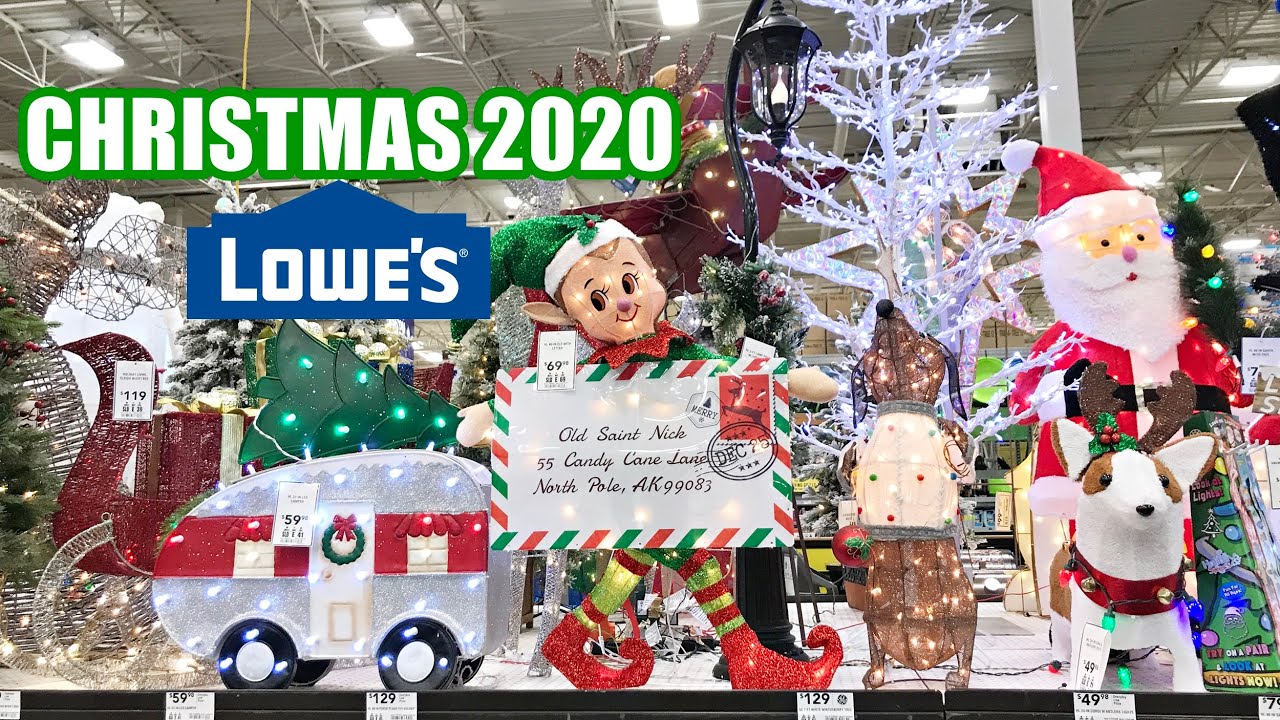 lowes christmas decor 2024 LOWES CHRISTMAS DECOR 2020 SHOP WITH ME NEW CHRISTMAS DECORATIONS YouTube