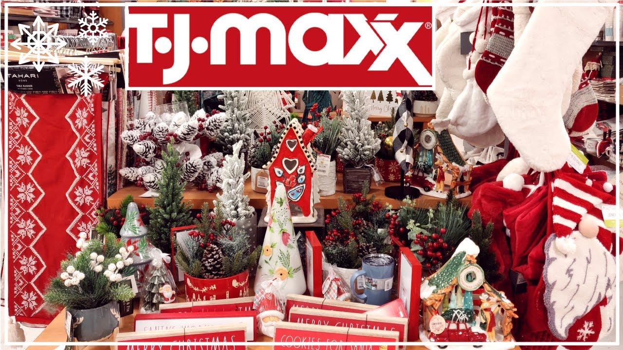 christmas decor tj maxx TJ MAXX SHOP WITH ME CHRISTMAS DECOR 2021 QUICK STORE WALK THROUGH