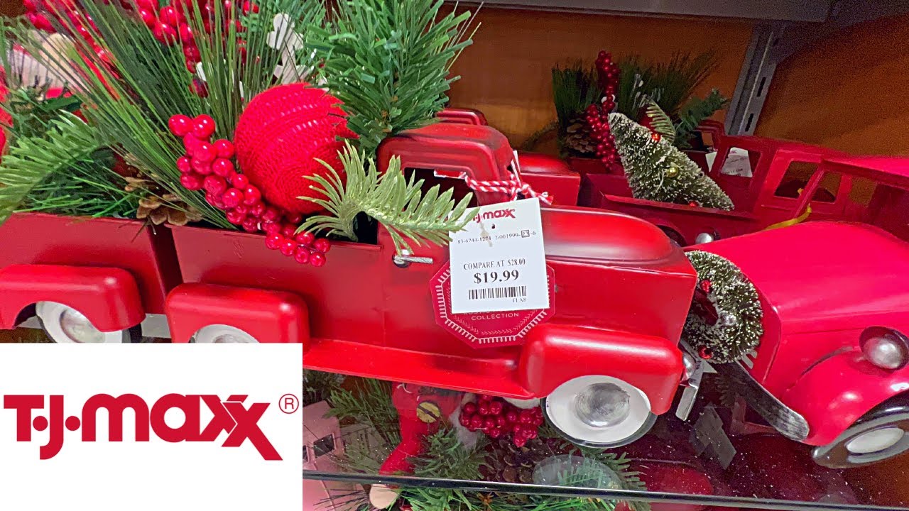 christmas decor tj maxx T.J. Maxx Christmas Decorations 🎄☃️ Christmas Gift ideas. Shop with me