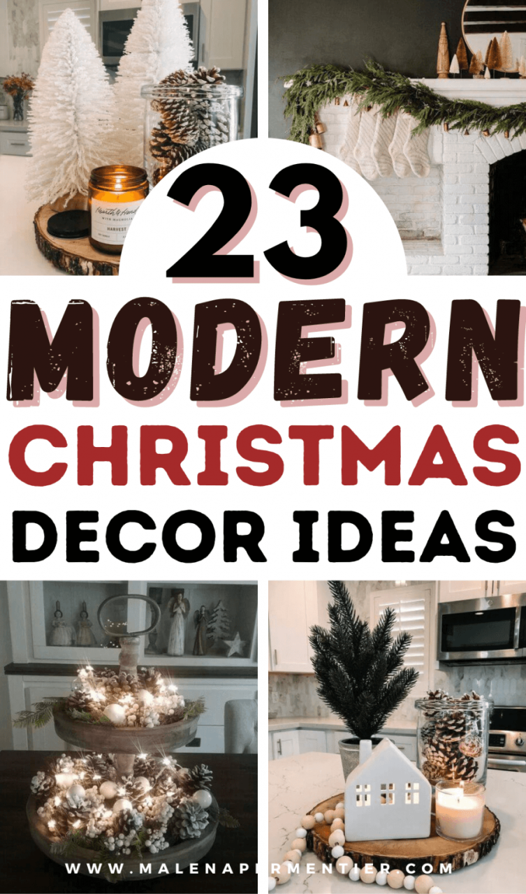 christmas decor ideas modern 23 Best Modern Christmas Decor Ideas To Try Out This Year