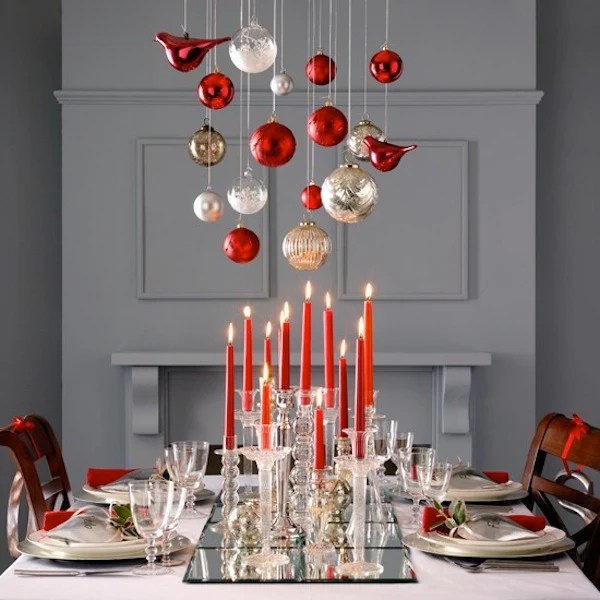 christmas decor under  15 Modern Christmas Table Setting Ideas 212 Concept Modern Living