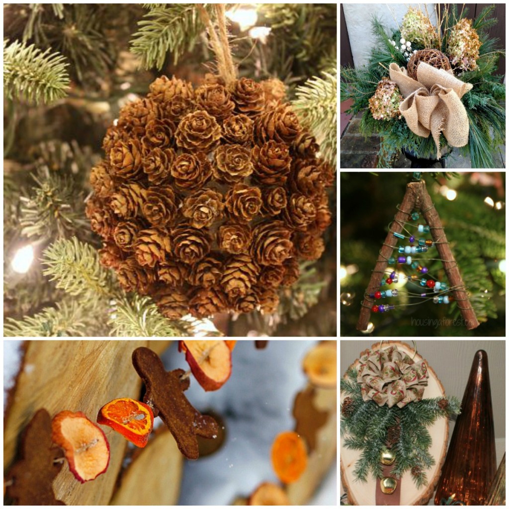 christmas decor from nature Natural Christmas Decor Ideas (aka Free Christmas Decorations!)