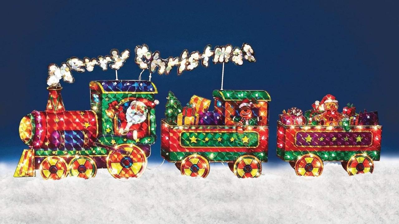 christmas train outdoor decor Outdoor Christmas Train Decoration Foter