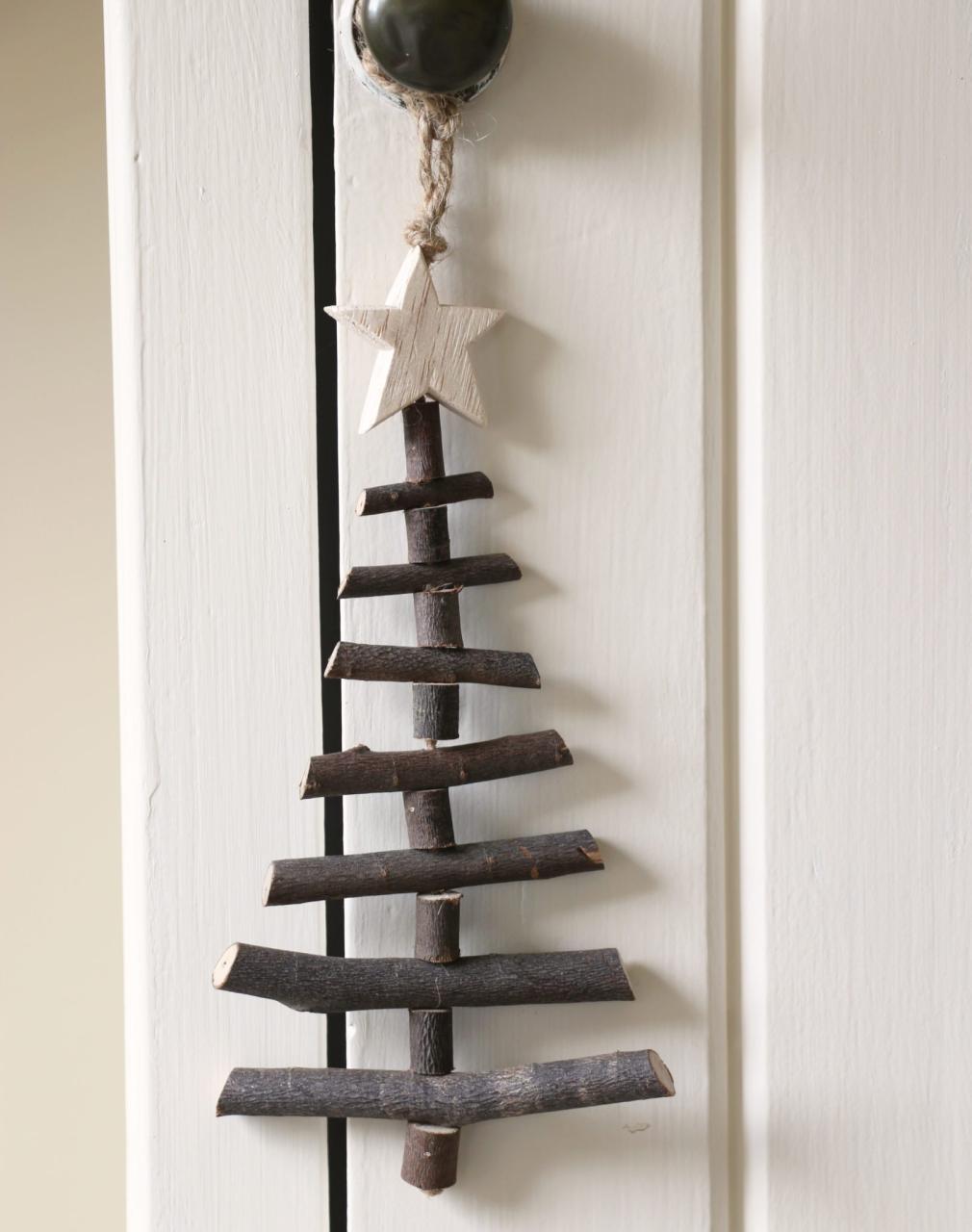 twig christmas tree decor Twig Tree Christmas Decorations Rustic Style Trees