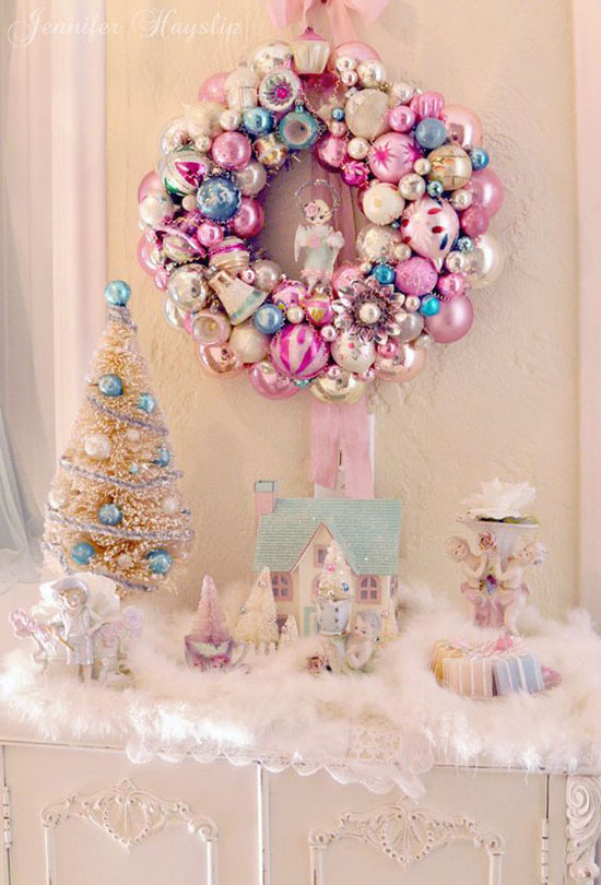 christmas decor ideas pink Pink Christmas Decorating Ideas All About Christmas