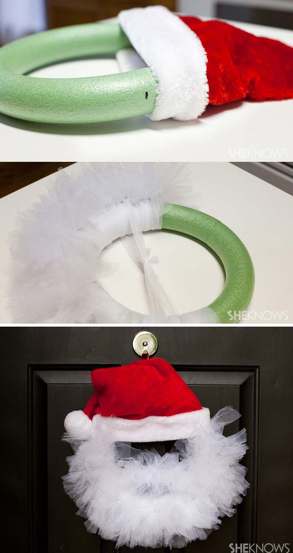 christmas decor using pool noodles 10 Exciting Christmas Decorations Created From Pool Noodles Amazing