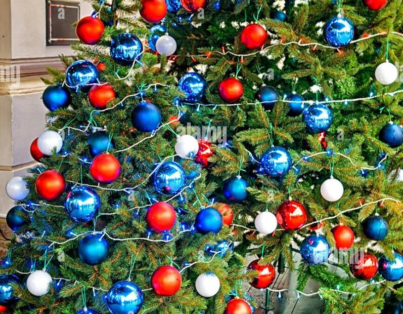 red and blue christmas tree decor 6 Top Red White And Blue Christmas Tree Decorations Augere Venture