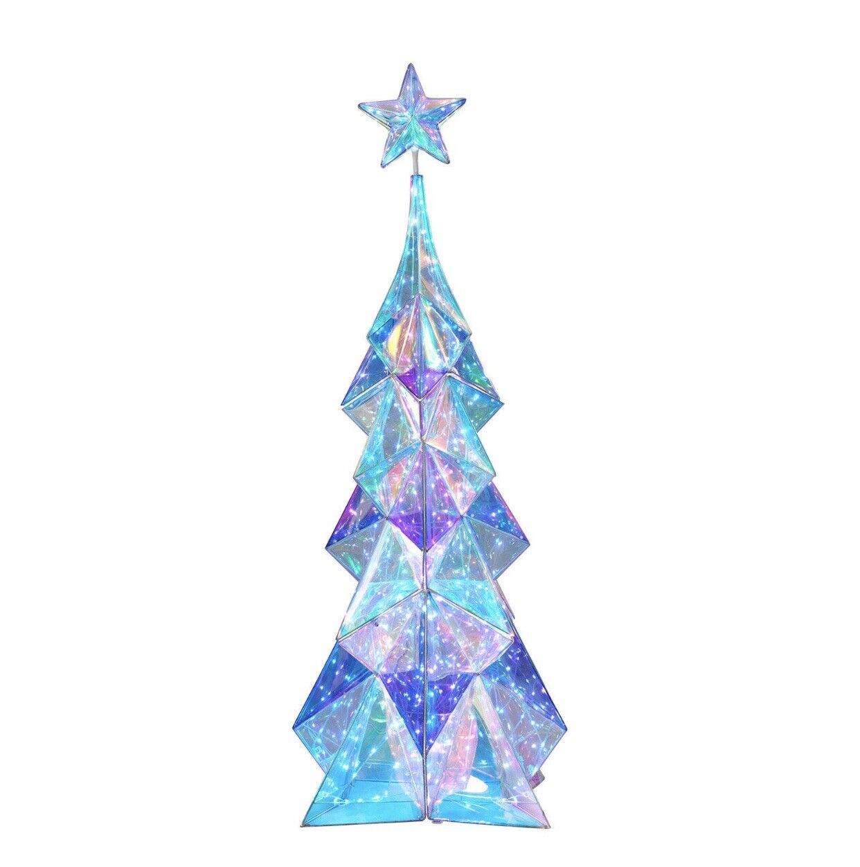 prismatic christmas decor sale Member's Mark 6 ft PreLighted Prismatic Tree 67154 for sale online