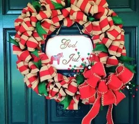 christmas decor ideas with ribbon Use Ribbon To Decorate For Christmas With These Last Minute Ideas