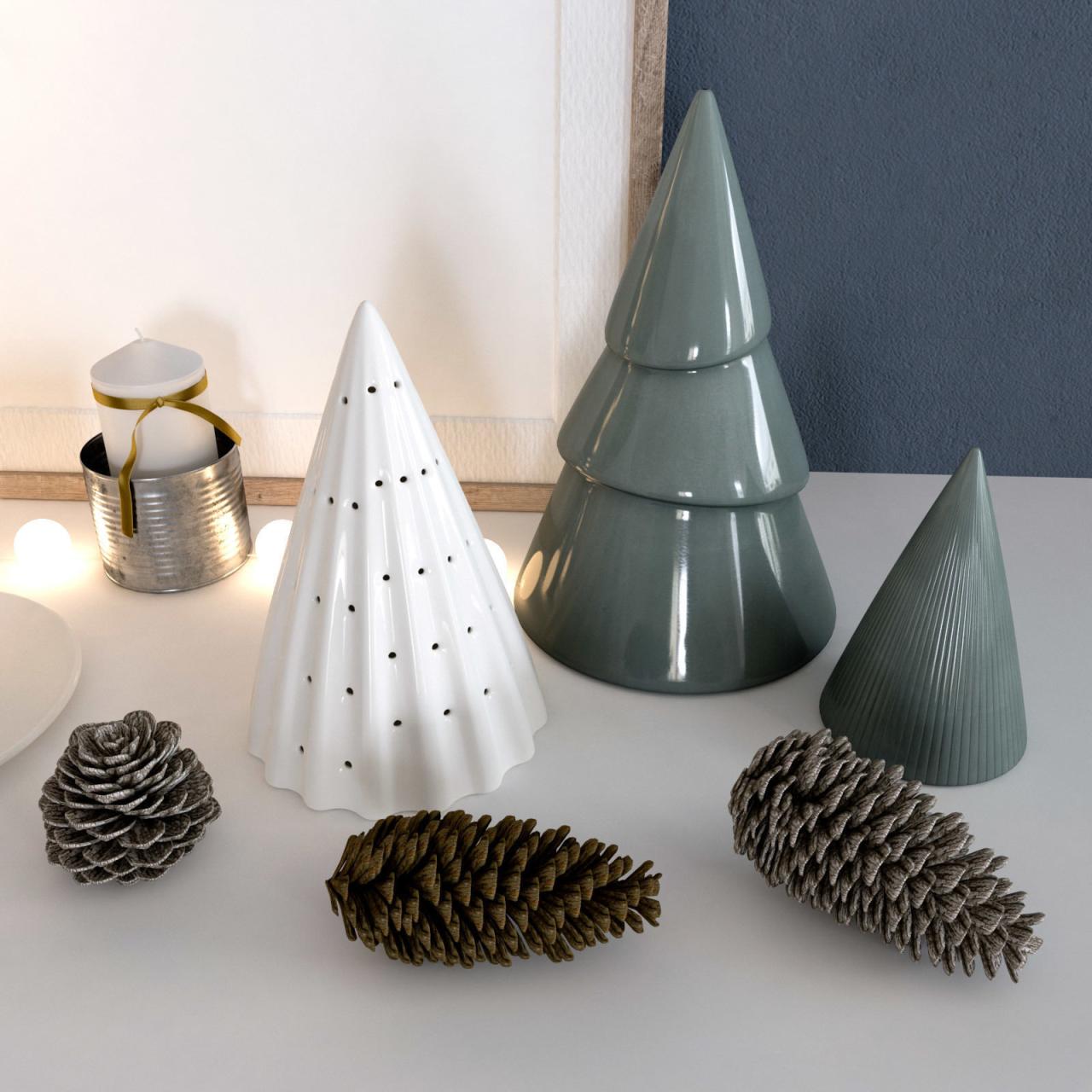 scandi christmas decorations sale uk Scandi Christmas Decoration Set 01 3D model CGTrader