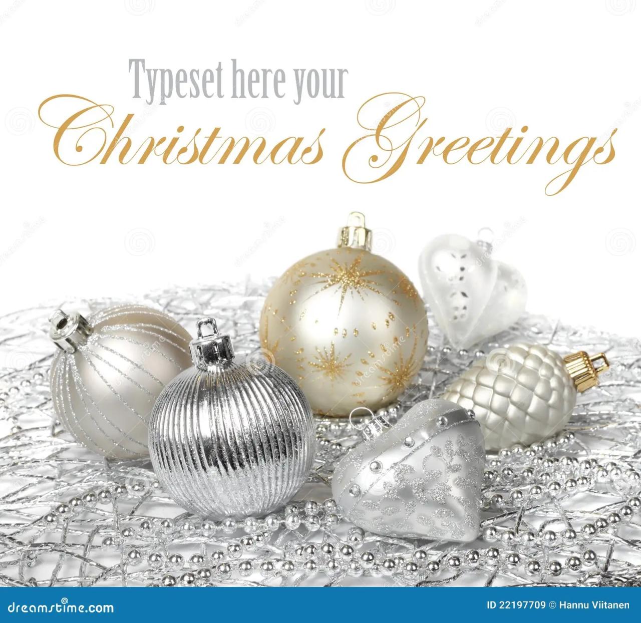 gold silver christmas decor Silver Gold Christmas Decoration Stock Image Image 22197709