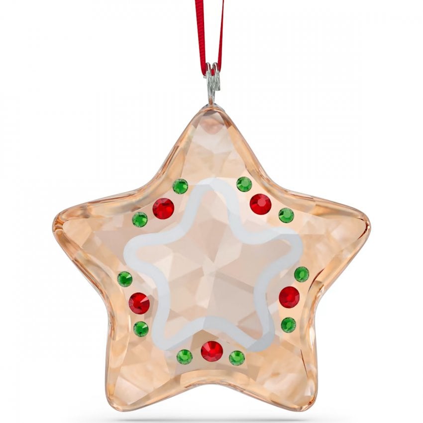 swarovski christmas ornaments sale uk Swarovski Holiday Cheer Gingerbread Star Tree Ornament Gifts from