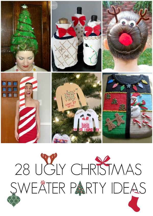 ugly christmas sweater party decor 28 Ugly christmas sweater party ideas C.R.A.F.T.