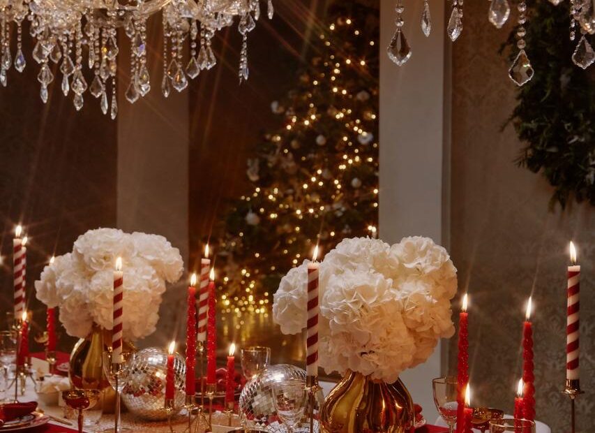 christmas decorating ideas kitchen table Top 99 christmas decorations table to make your holiday meal even more