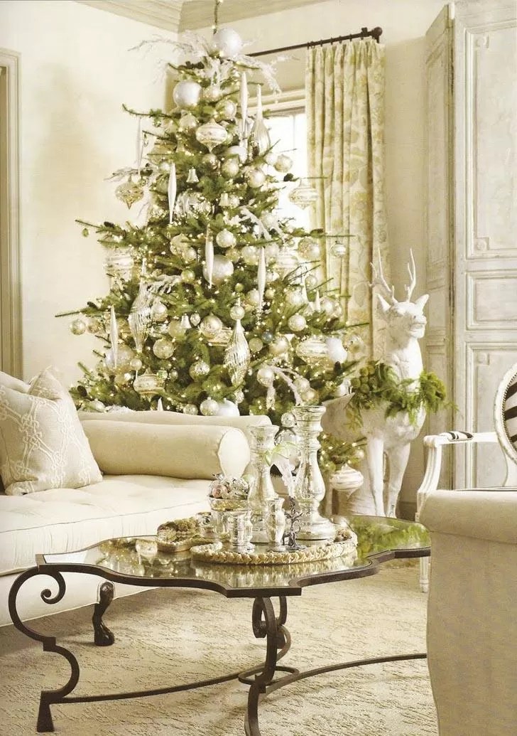 white christmas theme decorations indoor How to Decorate for the Holidays with a Theme Bruzzese Home Improvements