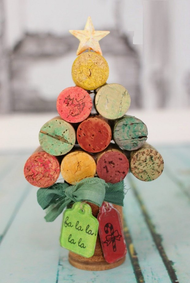 wine cork christmas decor wine cork christmas crafts 20 brilliant decoration ideas