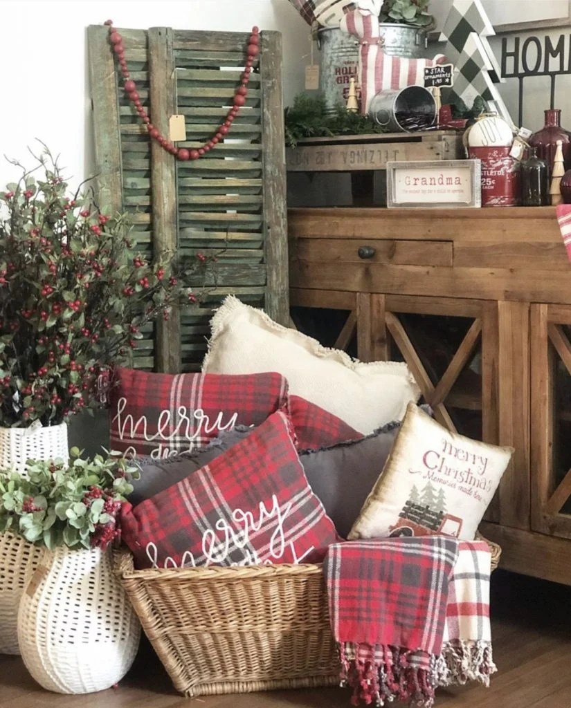 christmas farmhouse decor ideas 97 Farmhouse Christmas Decor Ideas For Your Home Chaylor & Mads