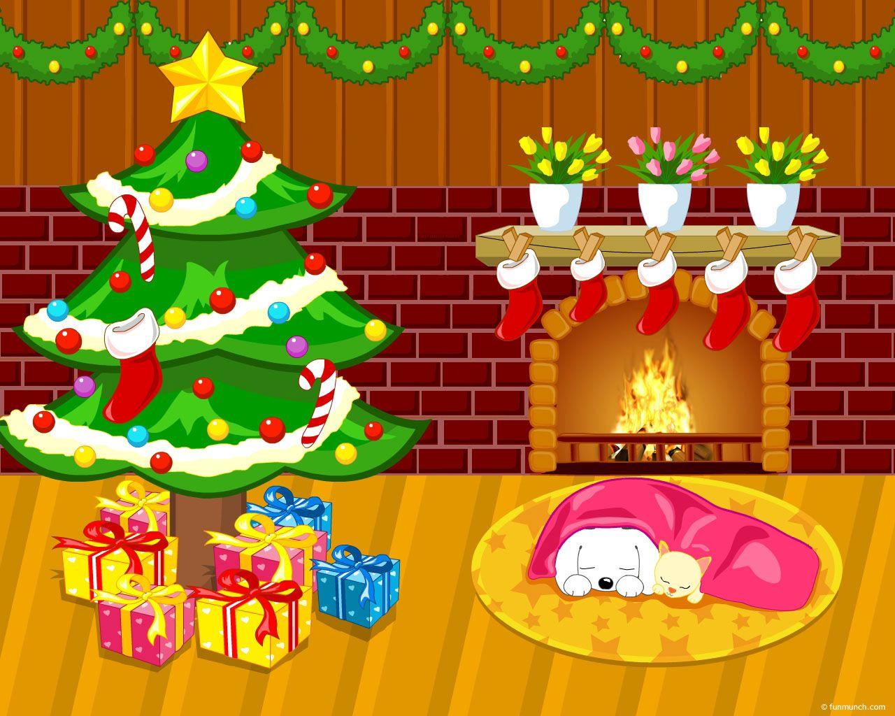 christmas decor ideas cartoon Christmas Cartoon Decoration Wallpapers Wallpaper Cave