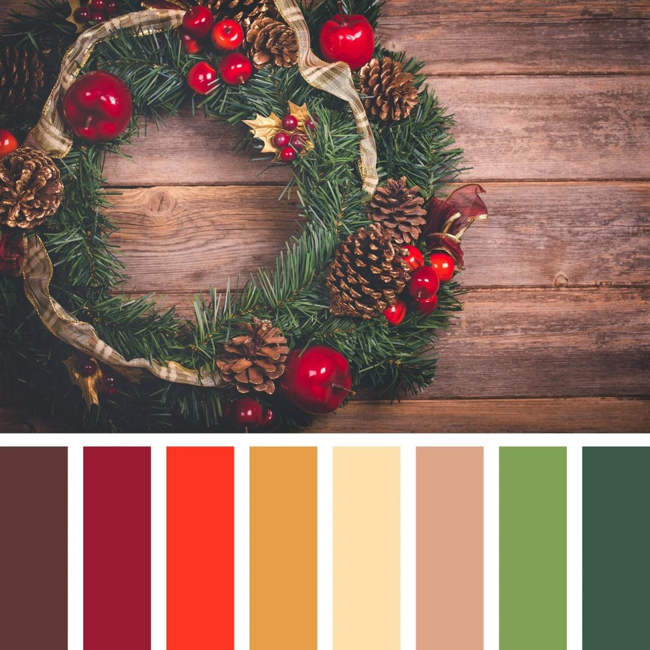 christmas decor colour schemes 37 Christmas Color Palettes and Schemes for Inspiration and Design