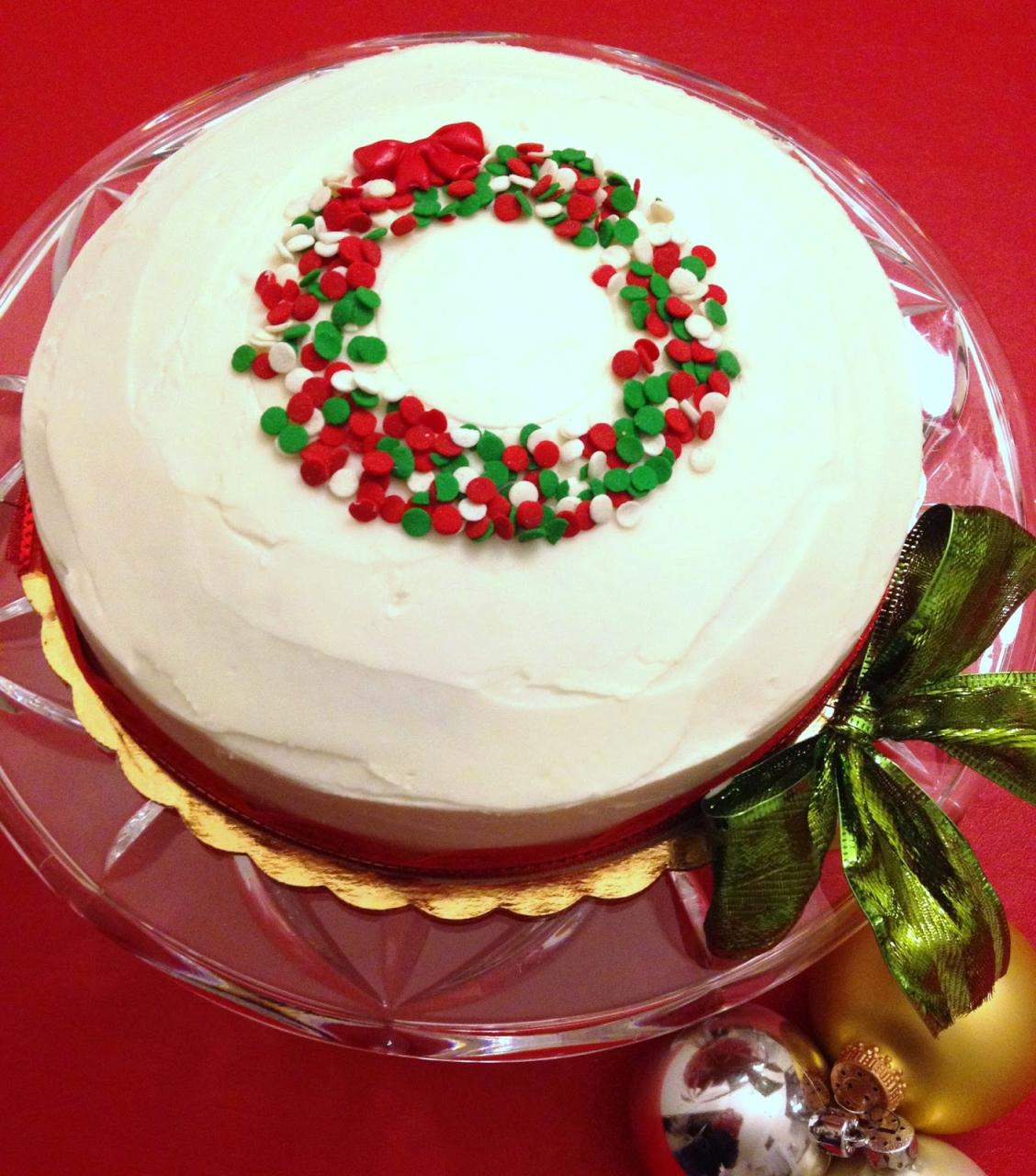 christmas cake decoration ideas easy Cute & EASY Christmas Cake!